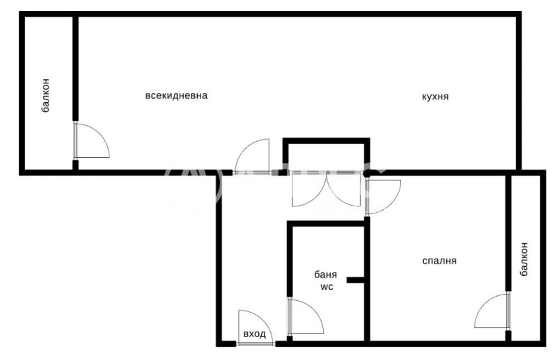 Na sprzedaż  1 sypialnia Sofia , Iztok , 73 mkw | 22620503 - obraz [4]
