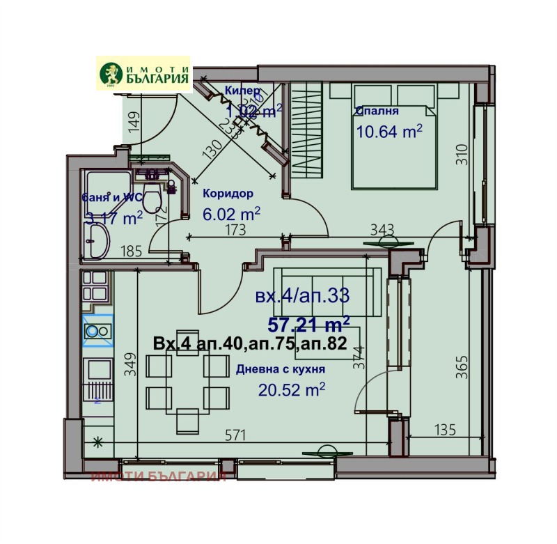 Te koop  1 slaapkamer Varna , Mladost 1 , 72 m² | 54228714 - afbeelding [2]