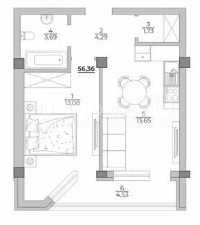 Na prodej  1 ložnice Varna , m-t Alen mak , 57 m2 | 98050777 - obraz [3]