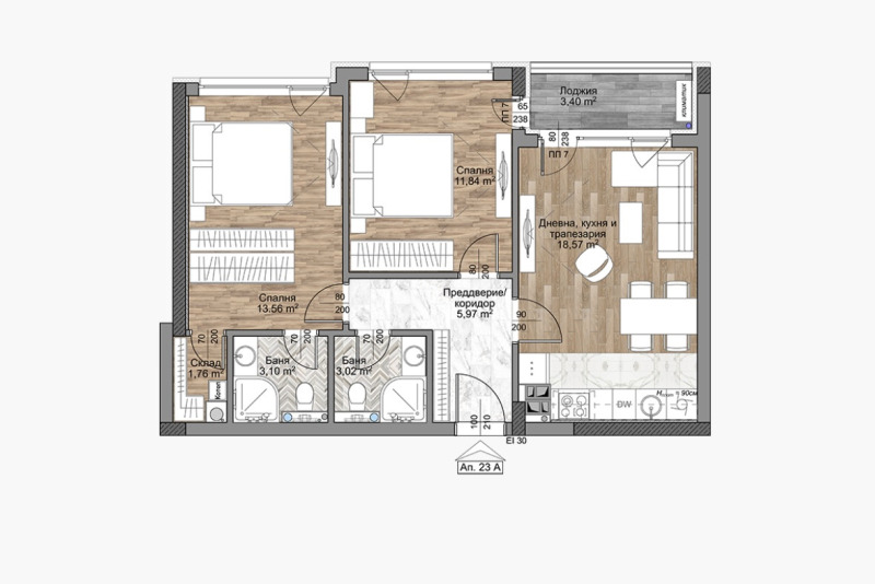 Продава 3-СТАЕН, гр. София, Младост 4, снимка 1 - Aпартаменти - 48073755