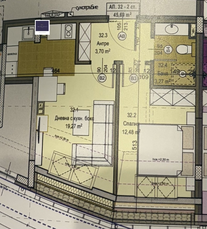 Продава 2-СТАЕН, гр. Перник, Ладовица, снимка 3 - Апартаменти - 53210424