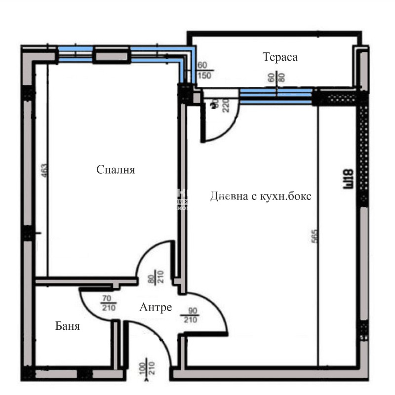 En venta  1 dormitorio Plovdiv , Trakiya , 60 metros cuadrados | 96218531 - imagen [3]