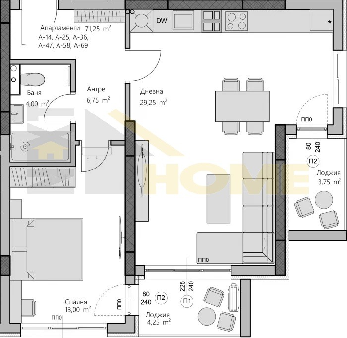 Продава  2-стаен град Пловдив , Христо Смирненски , 72 кв.м | 10476741 - изображение [12]