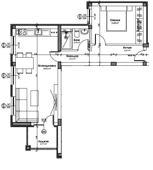 Продава 2-СТАЕН, гр. Пловдив, Прослав, снимка 3 - Апартаменти - 53384019