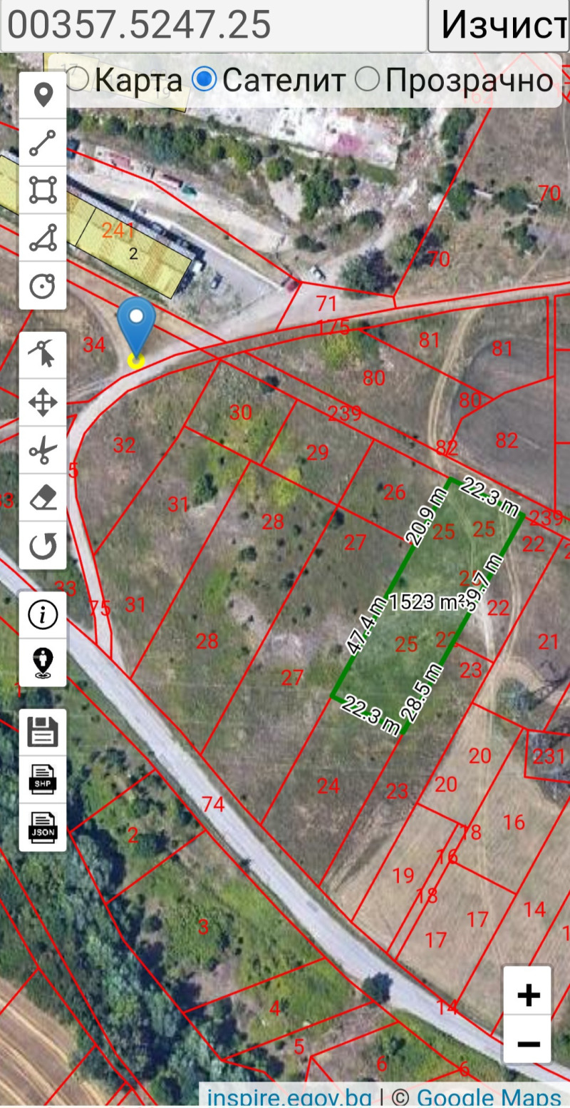 En venta  Tierra región Sofia , Novi Iskar , 1.522 dka | 98228727 - imagen [2]