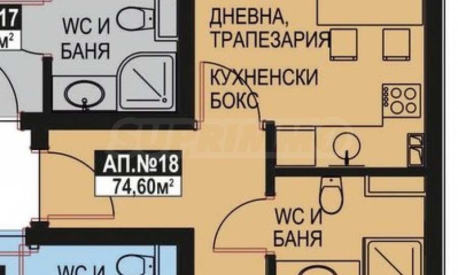 Продава 2-СТАЕН, гр. Поморие, област Бургас, снимка 2 - Апартаменти - 50223445