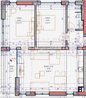 2 chambres v.z.Kinotsentara, Sofia 9