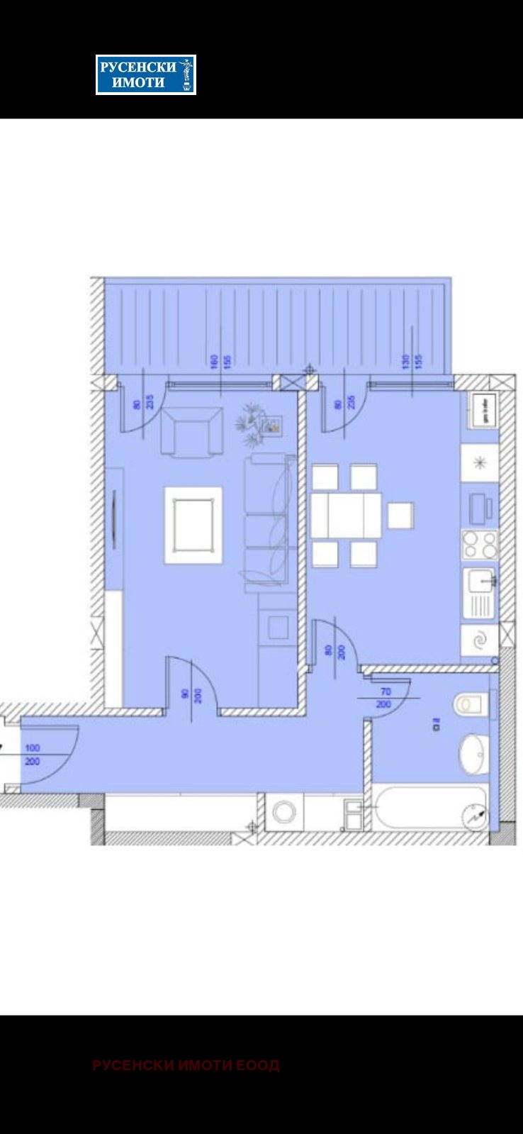 En venta  1 dormitorio Ruse , Druzhba 1 , 64 metros cuadrados | 12364321 - imagen [9]