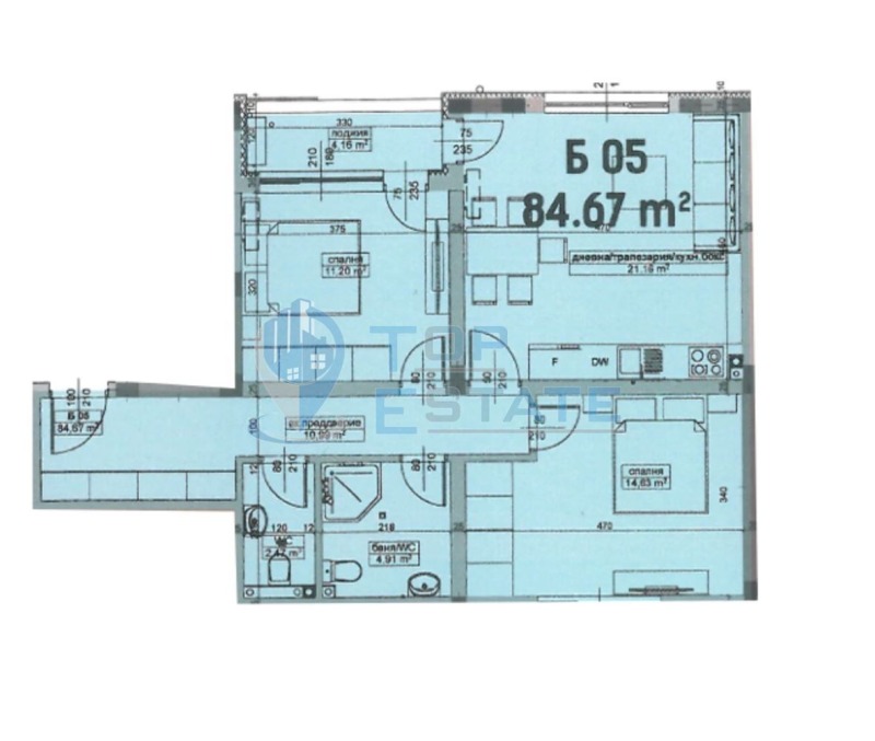 Продава 3-СТАЕН, гр. Велико Търново, Бузлуджа, снимка 4 - Aпартаменти - 47703179