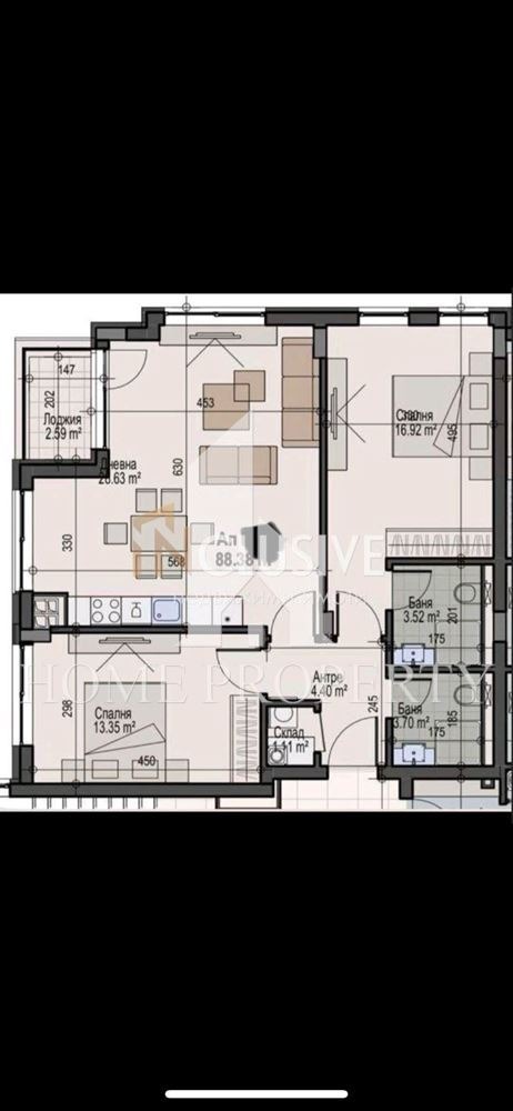 Продава 3-СТАЕН, гр. София, Манастирски ливади, снимка 11 - Апартаменти - 52801055