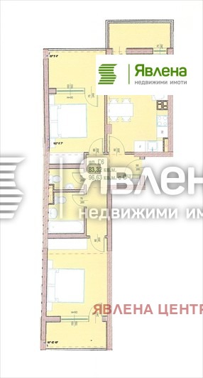 Продава 3-СТАЕН, гр. София, Център, снимка 2 - Апартаменти - 54647919