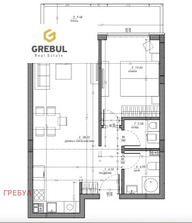 1 bedroom Malinova dolina, Sofia 1