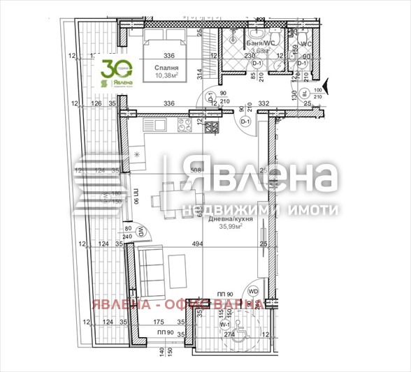 Продава 2-СТАЕН, гр. Варна, Левски 1, снимка 5 - Aпартаменти - 49173423