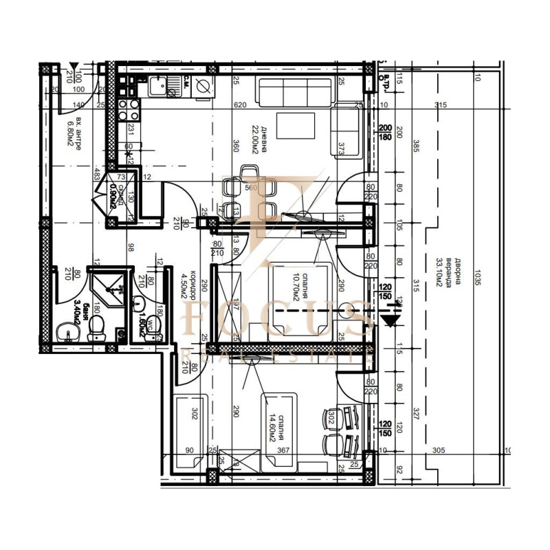 For Sale  2 bedroom Plovdiv , Yuzhen , 120 sq.m | 83188699 - image [2]
