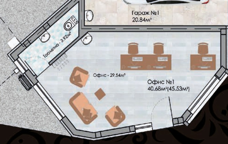 En venta  Oficina Pleven , Idealen tsentar , 45 metros cuadrados | 10798636 - imagen [3]
