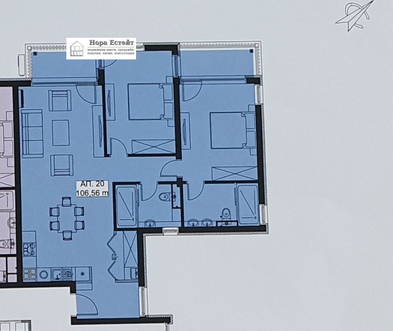 Продава 3-СТАЕН в град София, Витоша - 121 кв.м / 277 000 € » 541 764.91 лв., НОРА ЕСТЕЙТ