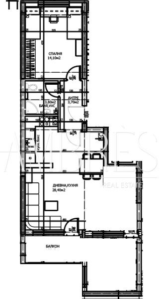 Продава 2-СТАЕН, гр. Пловдив, Тракия, снимка 2 - Апартаменти - 54336421