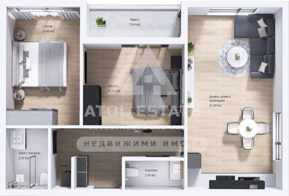Продава 3-СТАЕН, гр. Пловдив, Каменица 2, снимка 2 - Апартаменти - 54147235
