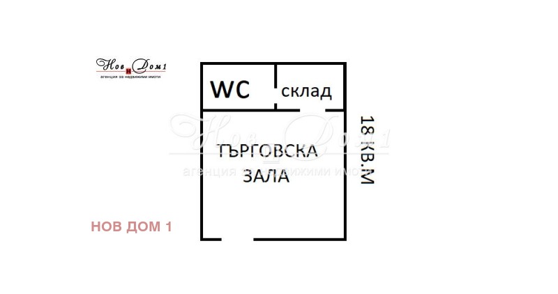 Продава МАГАЗИН в град Варна, Лятно кино Тракия - 18 кв.м / 58 050 € » 113 535.93 лв., НОВ ДОМ 1