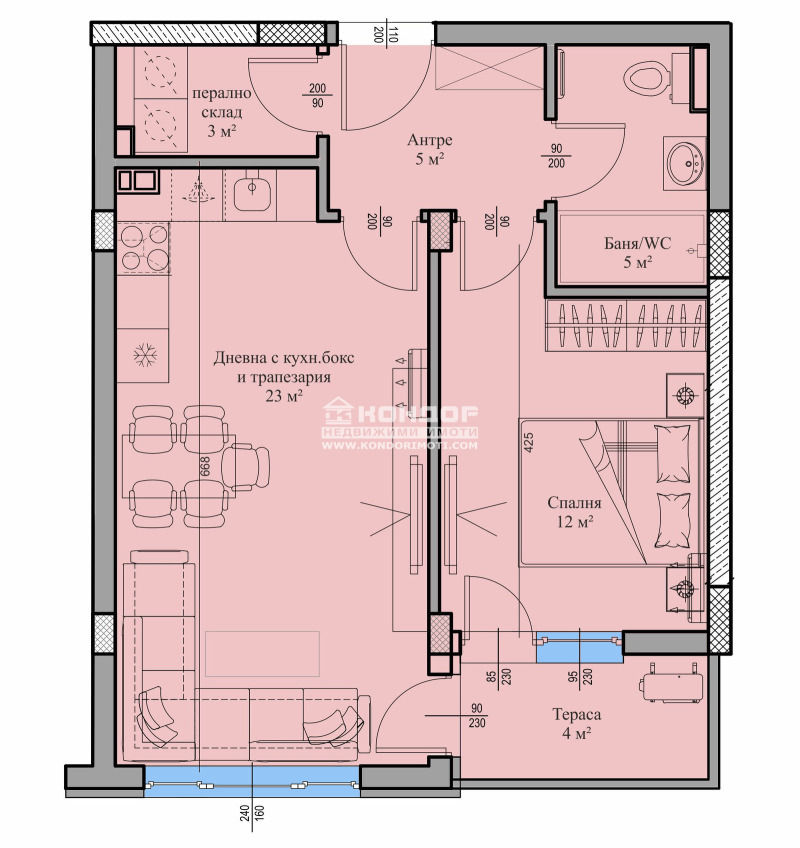 Продава 2-СТАЕН, гр. Пловдив, Въстанически, снимка 2 - Aпартаменти - 44544359