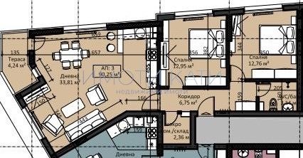 Na prodej  2 ložnice Sofia , Ljulin 1 , 101 m2 | 72892837 - obraz [16]