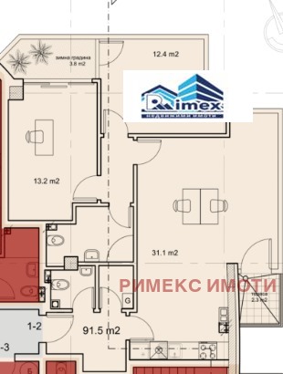 En venta  Oficina Sofia , Manastirski livadi , 108 metros cuadrados | 56825749 - imagen [4]