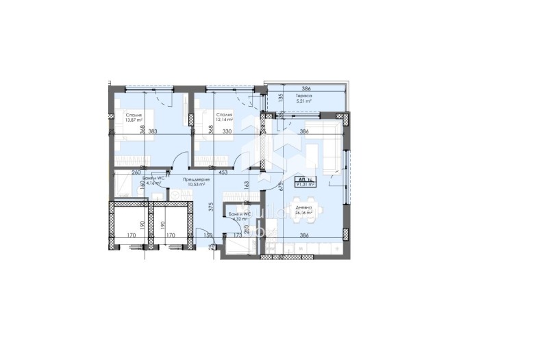 Till salu  2 sovrum Plovdiv , Trakija , 107 kvm | 40669614 - bild [2]