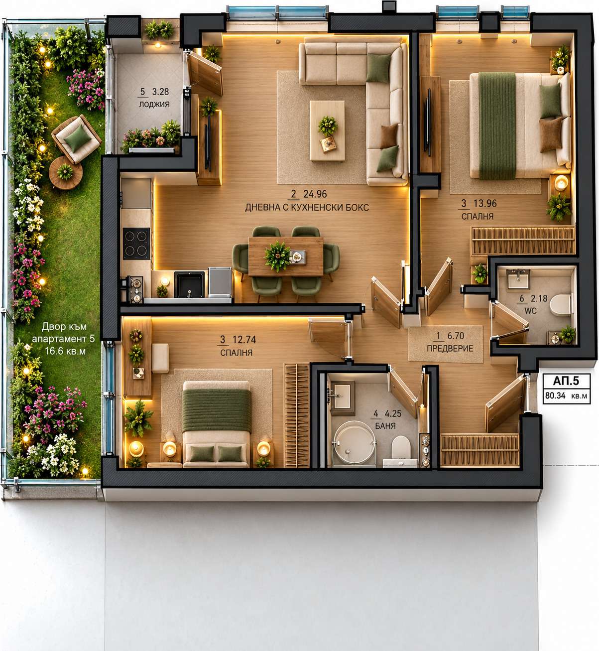 Продава 3-СТАЕН, гр. София, Малинова долина, снимка 2 - Апартаменти - 55562235