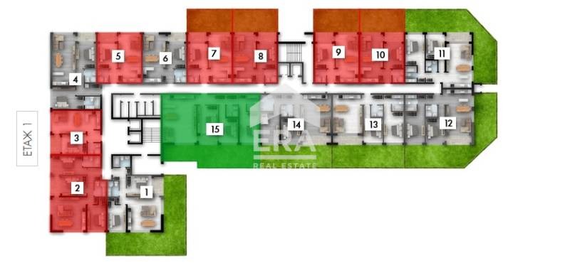 Myytävänä  3 makuuhuonetta Sofia , Ljulin 2 , 151 neliömetriä | 30835358 - kuva [4]