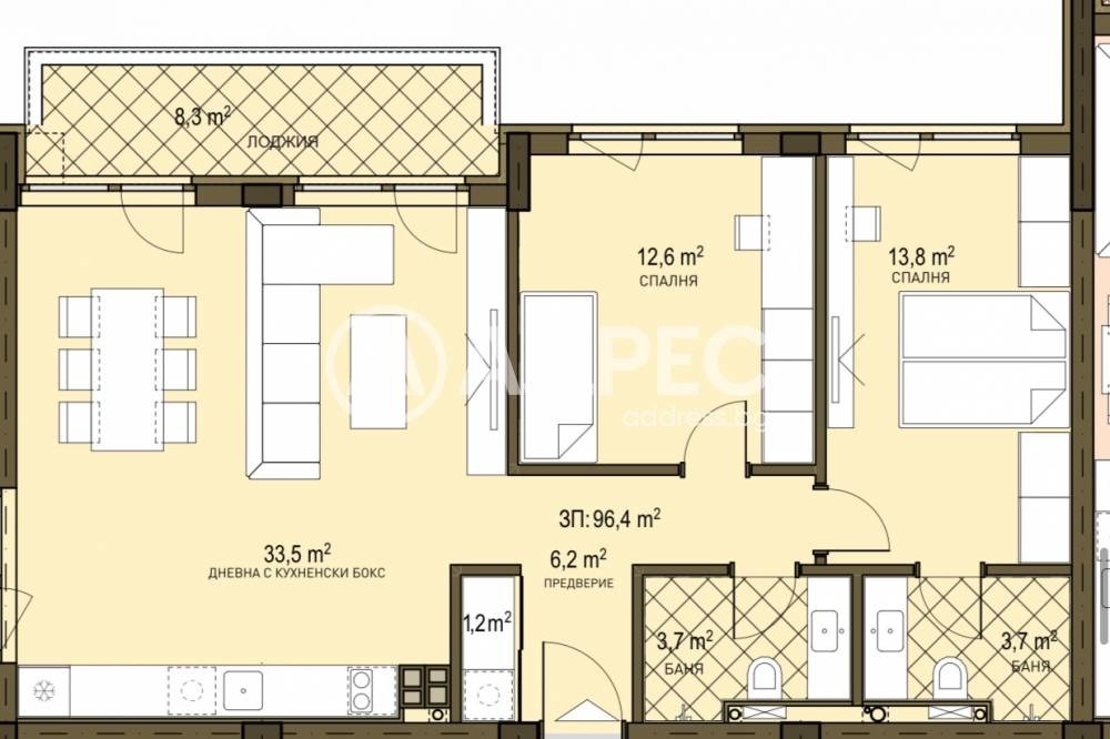 Продава 3-СТАЕН, гр. София, Овча купел 2, снимка 2 - Апартаменти - 53703538