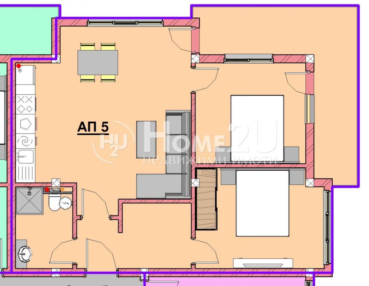 Продава 3-СТАЕН, гр. Балчик, област Добрич, снимка 9 - Апартаменти - 54497234