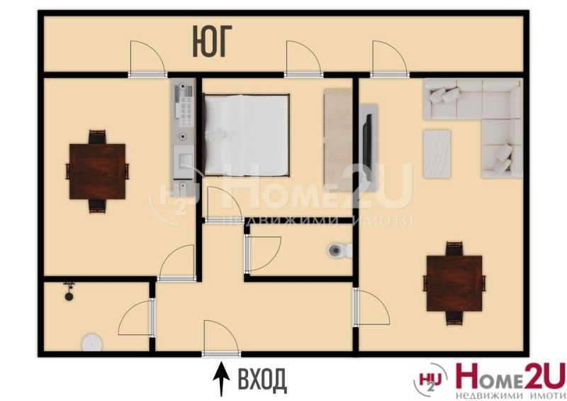 Zu verkaufen  1 Schlafzimmer Plowdiw , Izgrew , 70 qm | 88090296 - Bild [8]