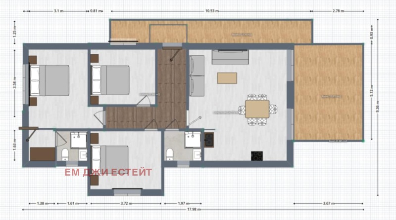 Продава КЪЩА, с. Изгрев, област Бургас, снимка 5 - Къщи - 53175830