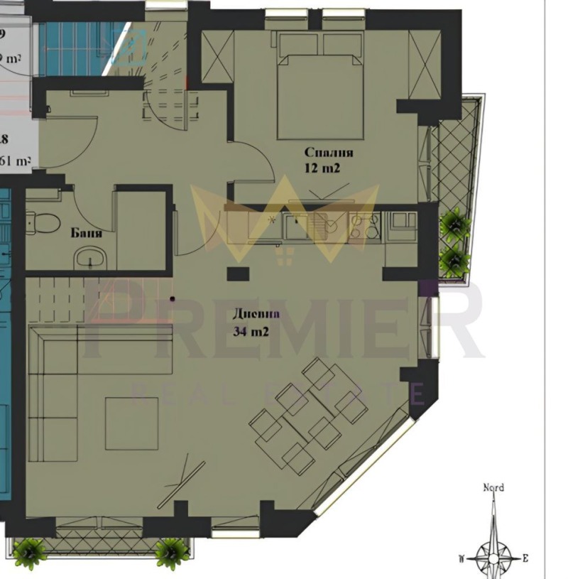 Продава 3-СТАЕН в град София, Банишора - 130 кв.м / 380 000 € » 743 215.40 лв., ИМОТИ ПРЕМИЕР
