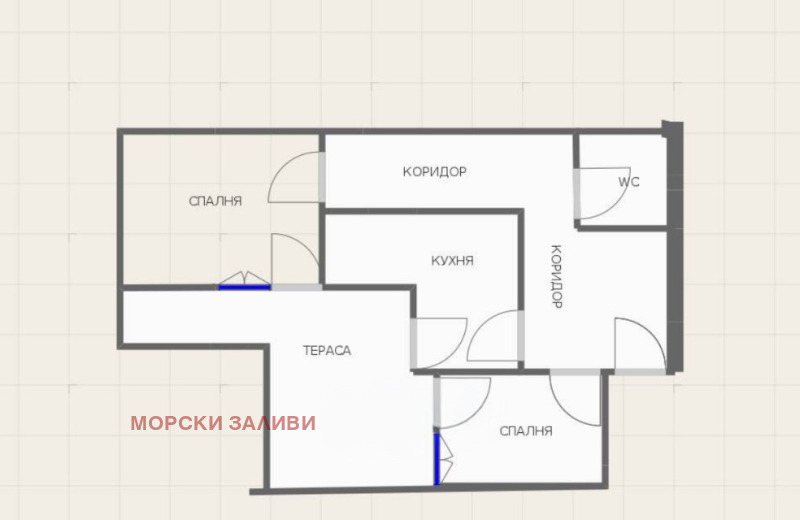 На продаж  2 спальні Бургас , Център , 78 кв.м | 60198253 - зображення [2]