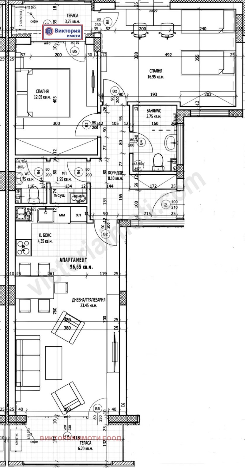 Продава  3-стаен град Велико Търново , Картала , 116 кв.м | 91464518