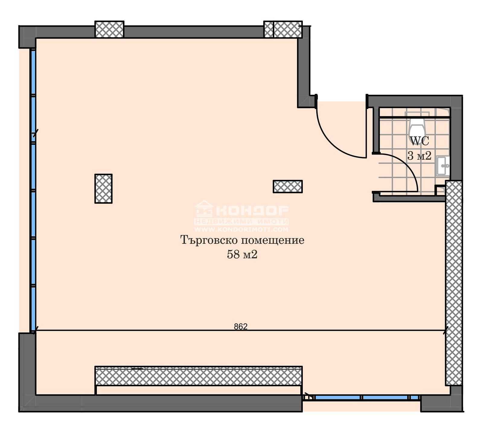 Продава ОФИС, гр. Пловдив, Кършияка, снимка 2 - Офиси - 51450916