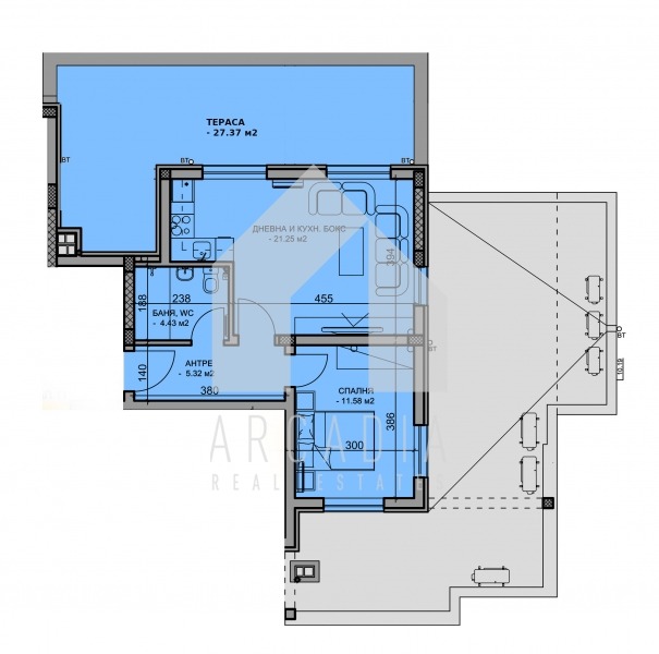 Продава 2-СТАЕН, гр. Пловдив, Христо Смирненски, снимка 5 - Апартаменти - 51426589
