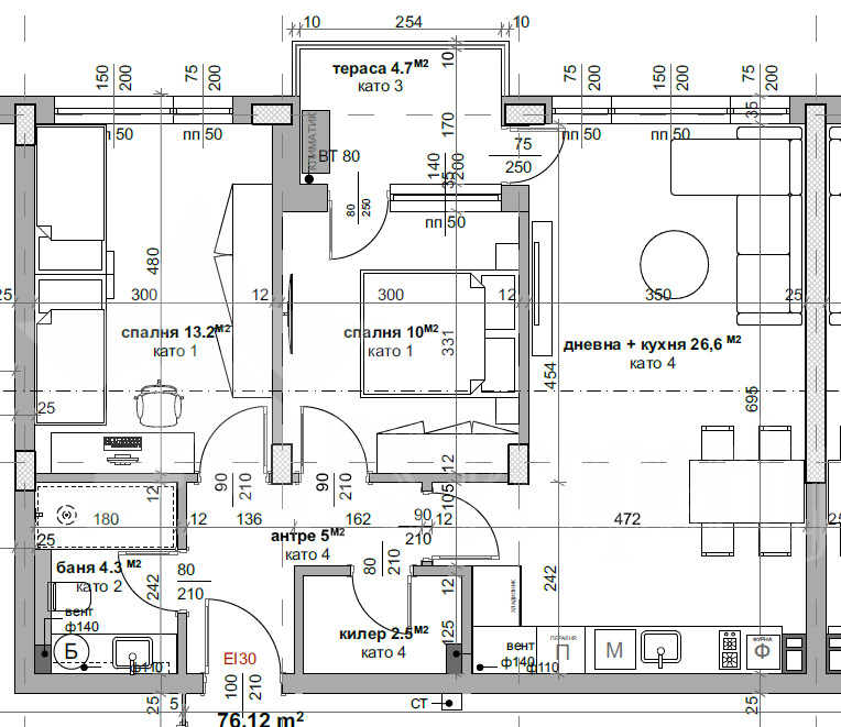 In vendita  2 camere da letto Stara Zagora , Remiza , 90 mq | 76844923 - Immagine [3]