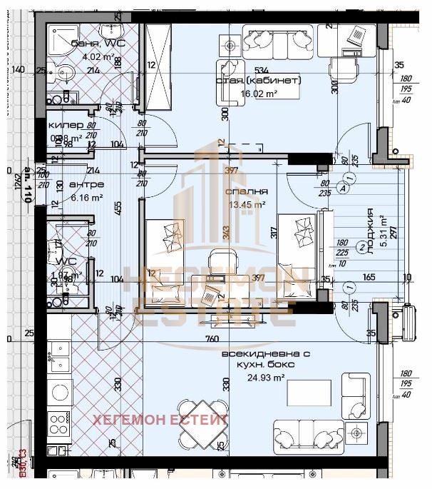 Na prodej  2 ložnice Varna , Mladost 1 , 102 m2 | 53315687