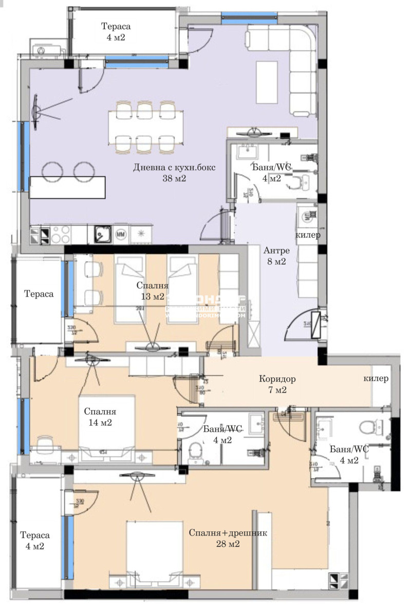 Продава МНОГОСТАЕН, гр. Пловдив, Кършияка, снимка 4 - Апартаменти - 53072637