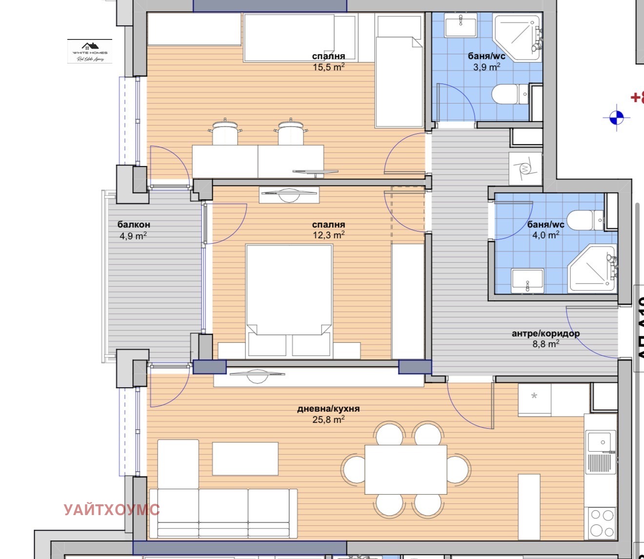 Продава 3-СТАЕН, гр. София, Малинова долина, снимка 10 - Апартаменти - 53949883