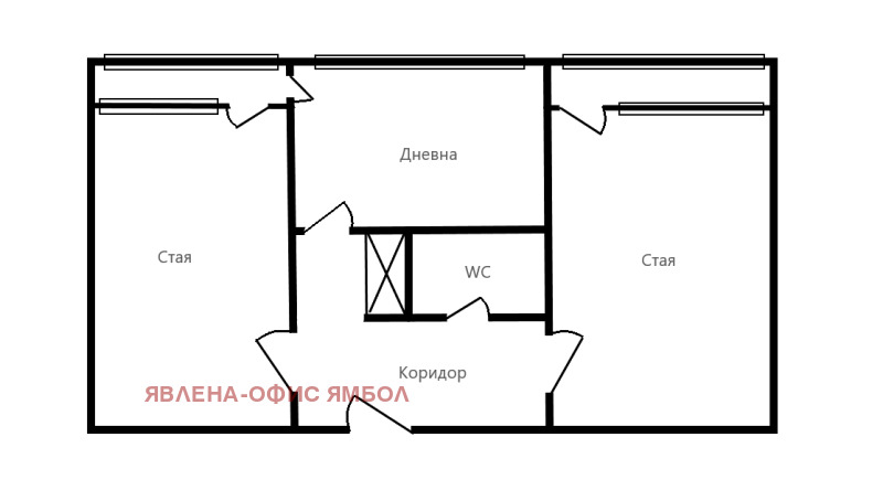 Продава  2-стаен град Ямбол , Граф Игнатиев , 60 кв.м | 66497675 - изображение [6]