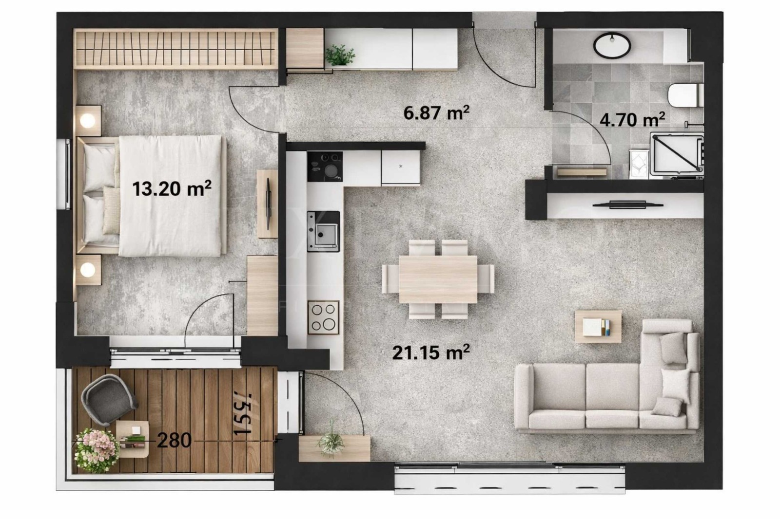 Продава 2-СТАЕН, гр. София, Кръстова вада, снимка 3 - Апартаменти - 53534063