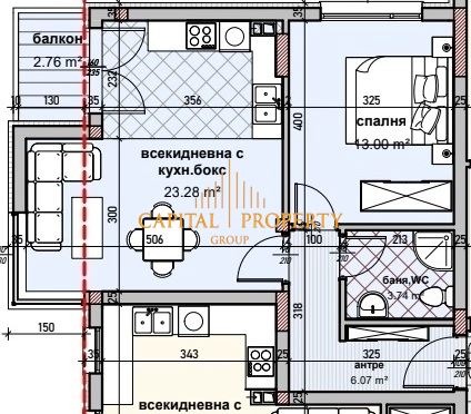 Na prodej  2 ložnice Varna , Vladislav Varnenčik 1 , 76 m2 | 94595342 - obraz [2]