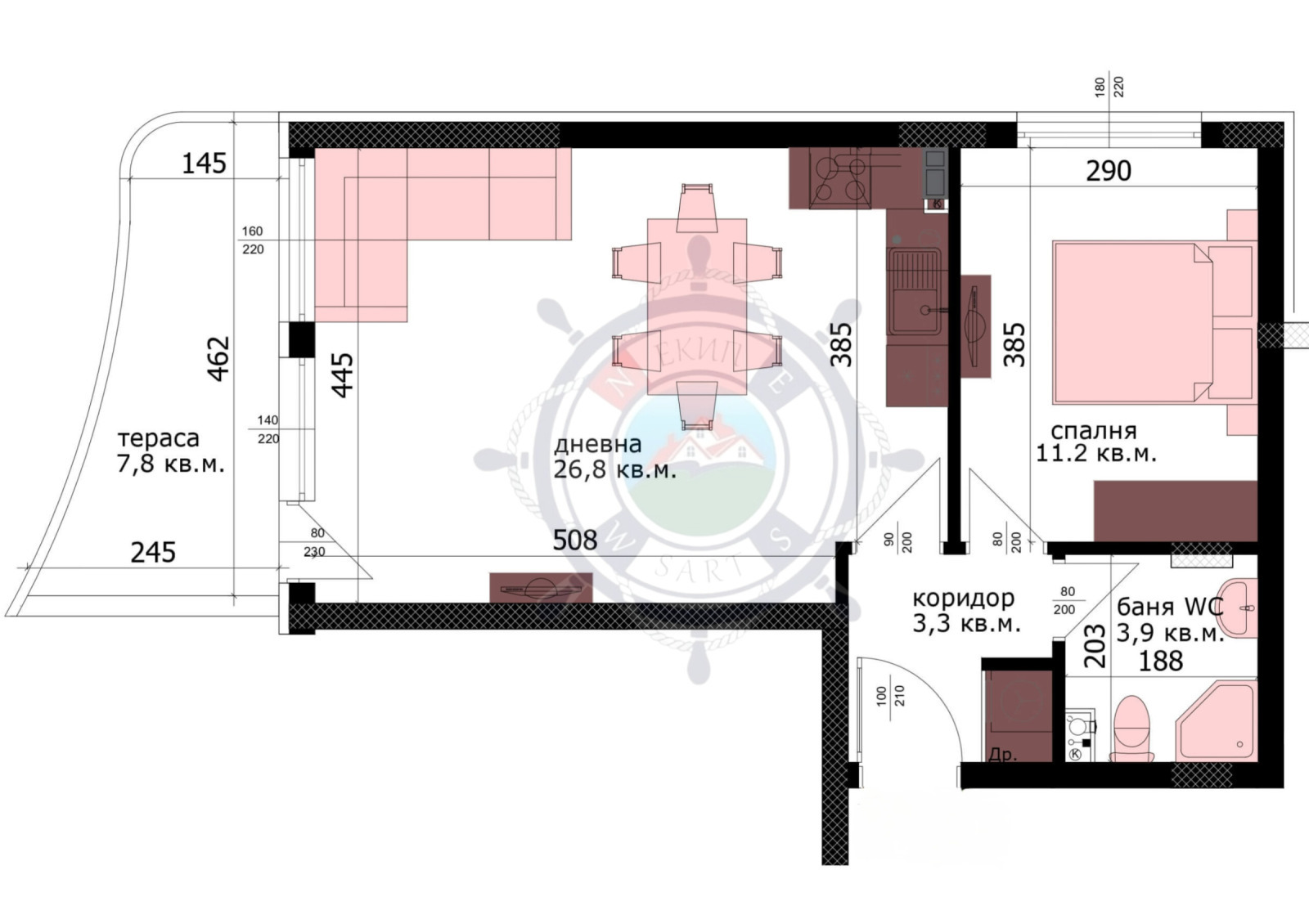 Продава 2-СТАЕН, гр. Варна, Възраждане 3, снимка 2 - Апартаменти - 56109153
