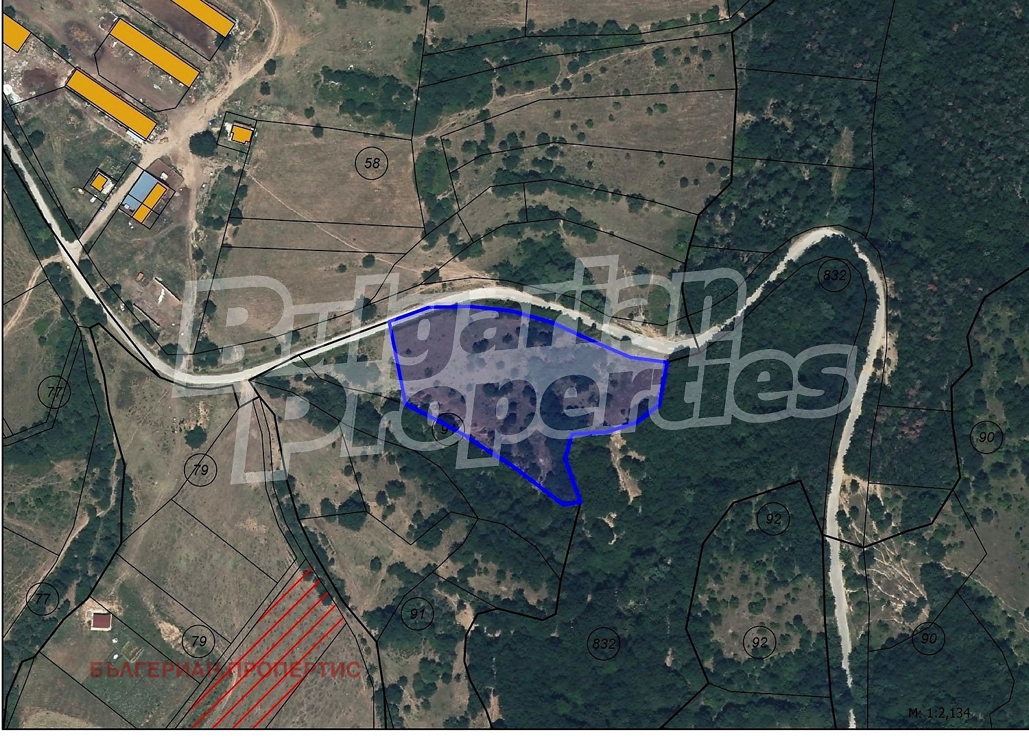 Продава ПАРЦЕЛ, с. Очуша, област София област, снимка 2 - Парцели - 53704758