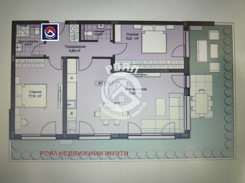 Продается  2 спальни Пловдив , Остромила , 103 кв.м | 73551883 - изображение [13]