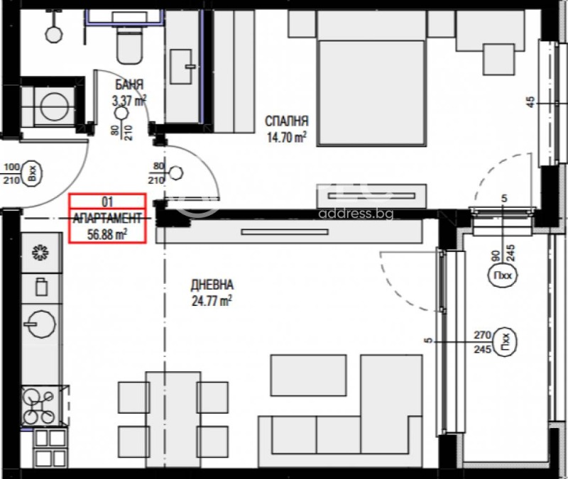 Продава 2-СТАЕН, гр. София, Овча купел 2, снимка 3 - Апартаменти - 52061444
