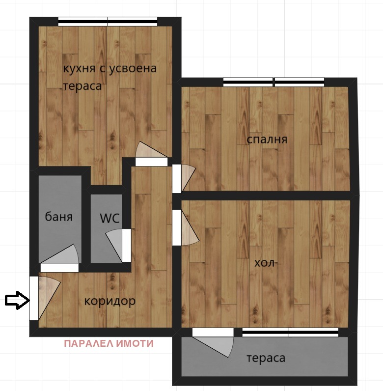 Продава 2-СТАЕН, гр. Пловдив, Младежки Хълм, снимка 7 - Апартаменти - 52652363